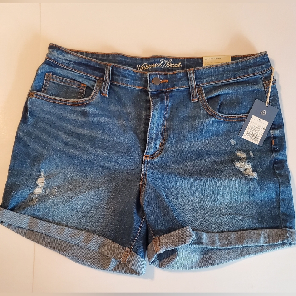 Jean Shorts, Size 14
